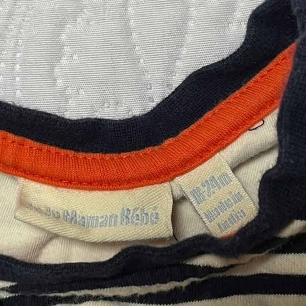 Jojo Maman Bebe Fox Appliqué Shirt Size 18-24m - Picture 6 of 6